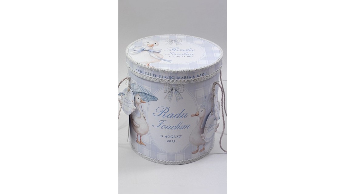 Trusou de botez cu rățuște Silly Goose 8